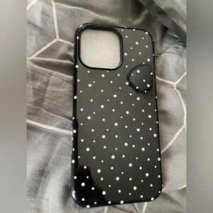 Black Polka Dot Phone Case